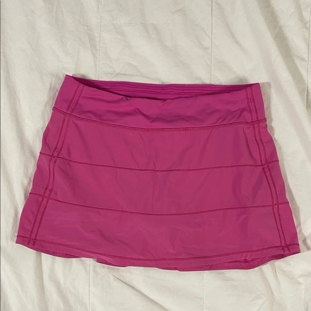Lululemon Athletica Pace Rivial Mid Rise Skirt in Sonic Pink
